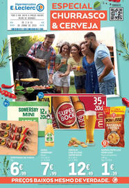 Folheto E.Leclerc | Especial Churrasco e Cerveja Página 1