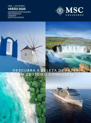 Folheto MSC Cruzeiros (válido até 2-09)
