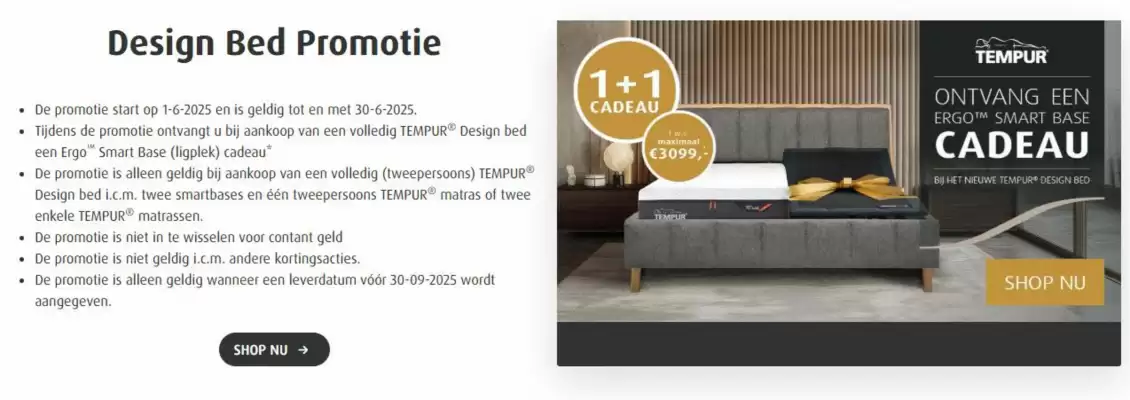 Tempur folder (geldig t/m 9-06)