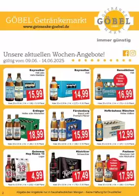 Getränke Göbel Prospekt (gültig bis 14-06)