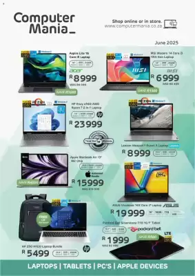 Computer Mania catalogue (valid until 30-06)