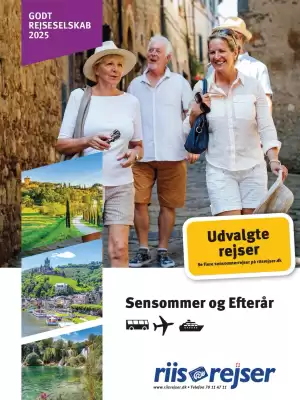 Riis Rejser tilbudsavis (gælder indtil 29-08)