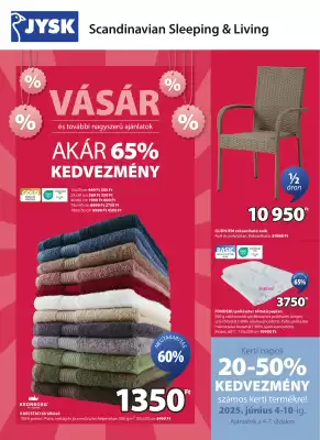 JYSK akciós újság
