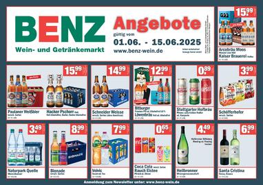 Benz Getränke Prospekt Seite 1