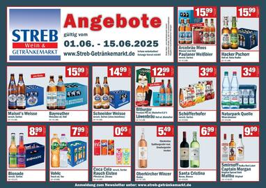 Streb Getränkemarkt Prospekt Seite 1