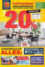 Hofmeister Prospekt Seite 1