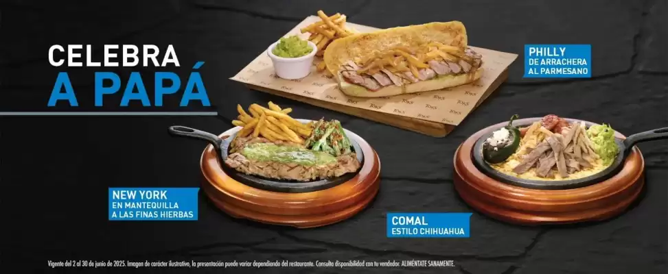 Catálogo Toks Restaurante (válido hasta 30-06)