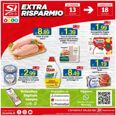 Volantino Sì con te (valido fino al 18-06)