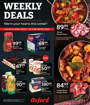 Oxford Freshmarket catalogue