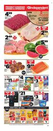Independent Grocer flyer week 23 Page 1