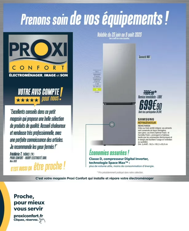 Catalogue Proxi Confort (valable jusqu'au 9-08)