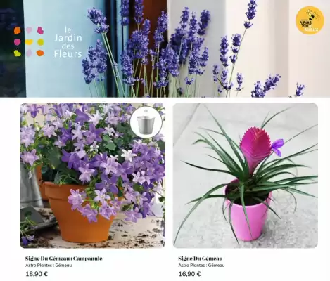 Catalogue Le Jardin des Fleurs (valable jusqu'au 21-06)