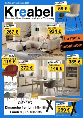 Catalogue KREABEL (valable jusqu'au 24-06)