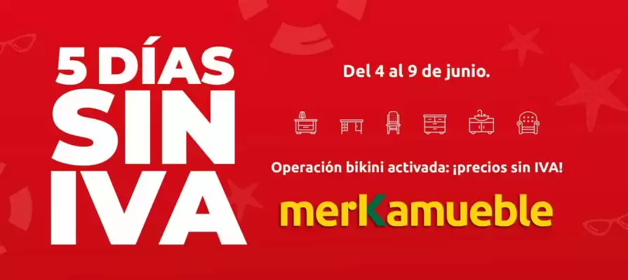 Folleto Merkamueble (válido hasta el 9-06)