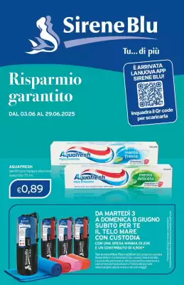 Volantino Sirene Blu (valido fino al 29-06)
