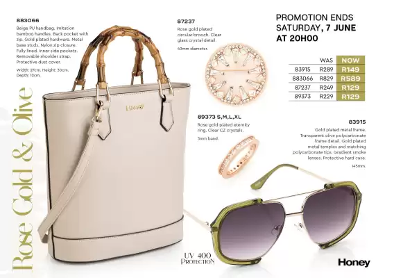 Honey Fashion Accessories catalogue