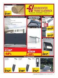 Bouwcenter Frans Vlaeminck folder Pagina 1