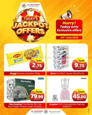 Al Madina Hypermarket catalogue (valid until 4-06)