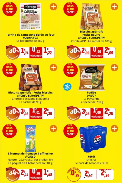 Catalogue Coccinelle Supermarché (valable jusqu'au 15-06)