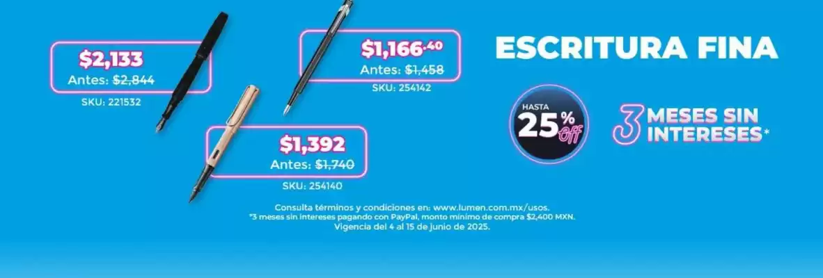 Catálogo Lumen (válido hasta 15-06)