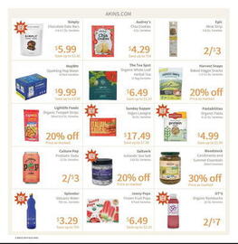 Akin's Natural Foods Weekly Ad Page 2