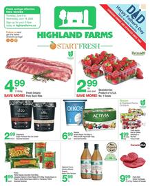 Highland Farms flyer week 23 Page 1