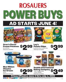 Rosauers Weekly Ad Page 1