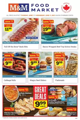 M & M Food Market flyer (valid until 10-06)