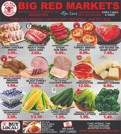 Big Red Markets flyer week 23 Page 1