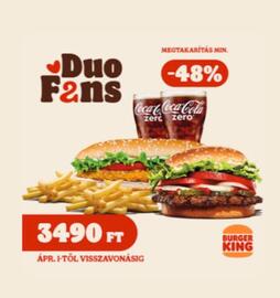 Burger King akciós újság Oldal 1