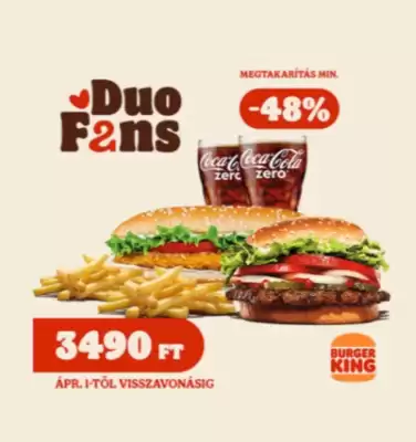 Burger King akciós újság (érvényes eddig: 20-06)