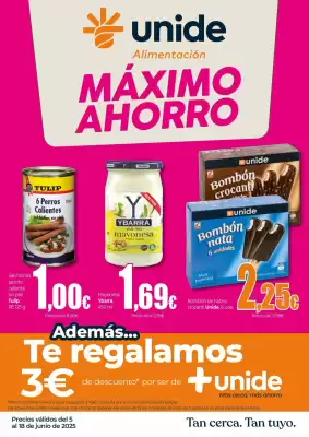 Folleto UNIDE Alimentación (válido hasta el 18-06)