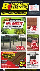 B1 Discount Baumarkt Prospekt woche 23 Seite 1