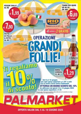 Volantino Palmarket (valido fino al 18-06)