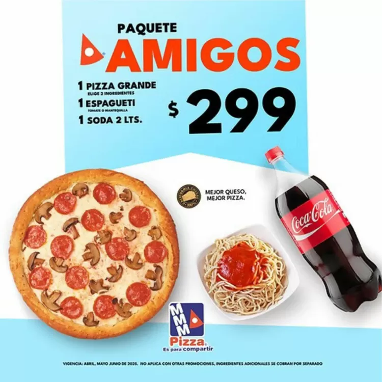 Catálogo MamaMia Pizza (válido hasta 30-06)
