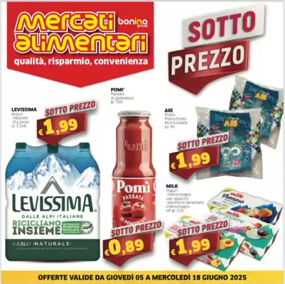 Volantino Mercati Alimentari