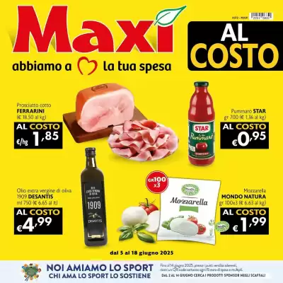 Volantino Maxi Supermercati (valido fino al 18-06)
