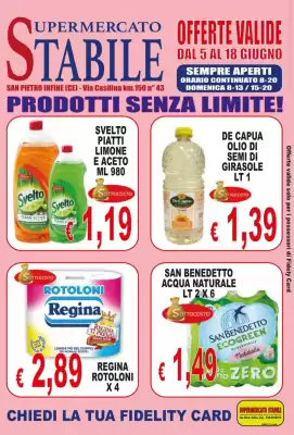 Volantino Supermercati Stabile (valido fino al 18-06)