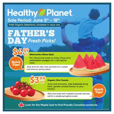 Healthy Planet flyer (valid until 12-06)