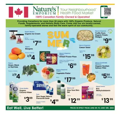 Nature's Emporium flyer (valid until 12-06)