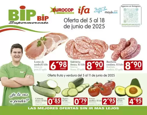 Folleto Supermercados Bip Bip (válido hasta el 18-06)