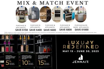 Canadian Appliance Source flyer Page 1