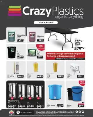 Crazy Plastics catalogue (valid until 30-06)