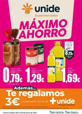 Folleto Unide Supermercados (válido hasta el 18-06)