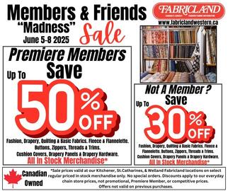 Fabricland flyer week 23 Page 1