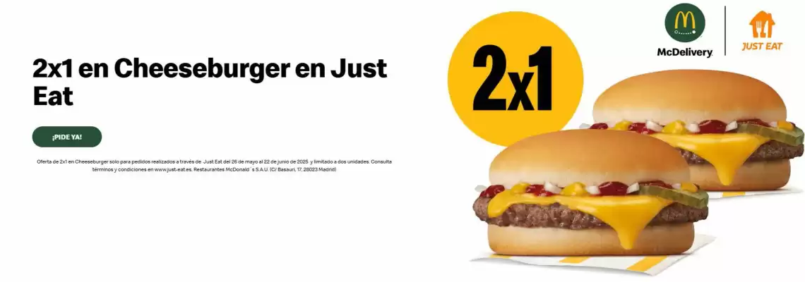 Folleto McDonald's (válido hasta el 22-06)