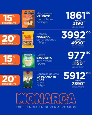 Catálogo Supermercados Monarca (válido hasta 30-06)