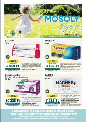 Mosoly patikák akciós újság (érvényes eddig: 30-06)