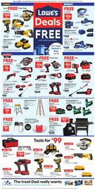 Lowe's flyer Page 1