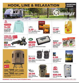 Runnings Weekly Ad Page 1